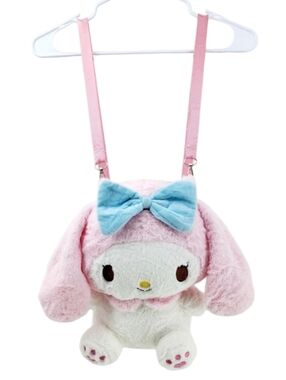 NWOT My Melody Plush Backpack Super Soft and Cute